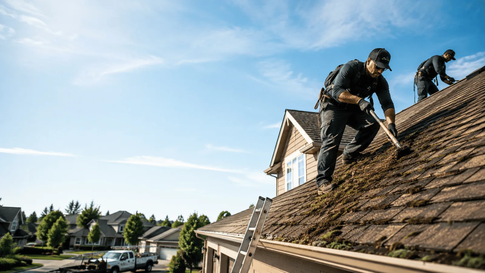Roof Moss Removal in Kirkland, IL near me